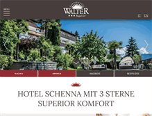 Tablet Screenshot of hotel-walter.it